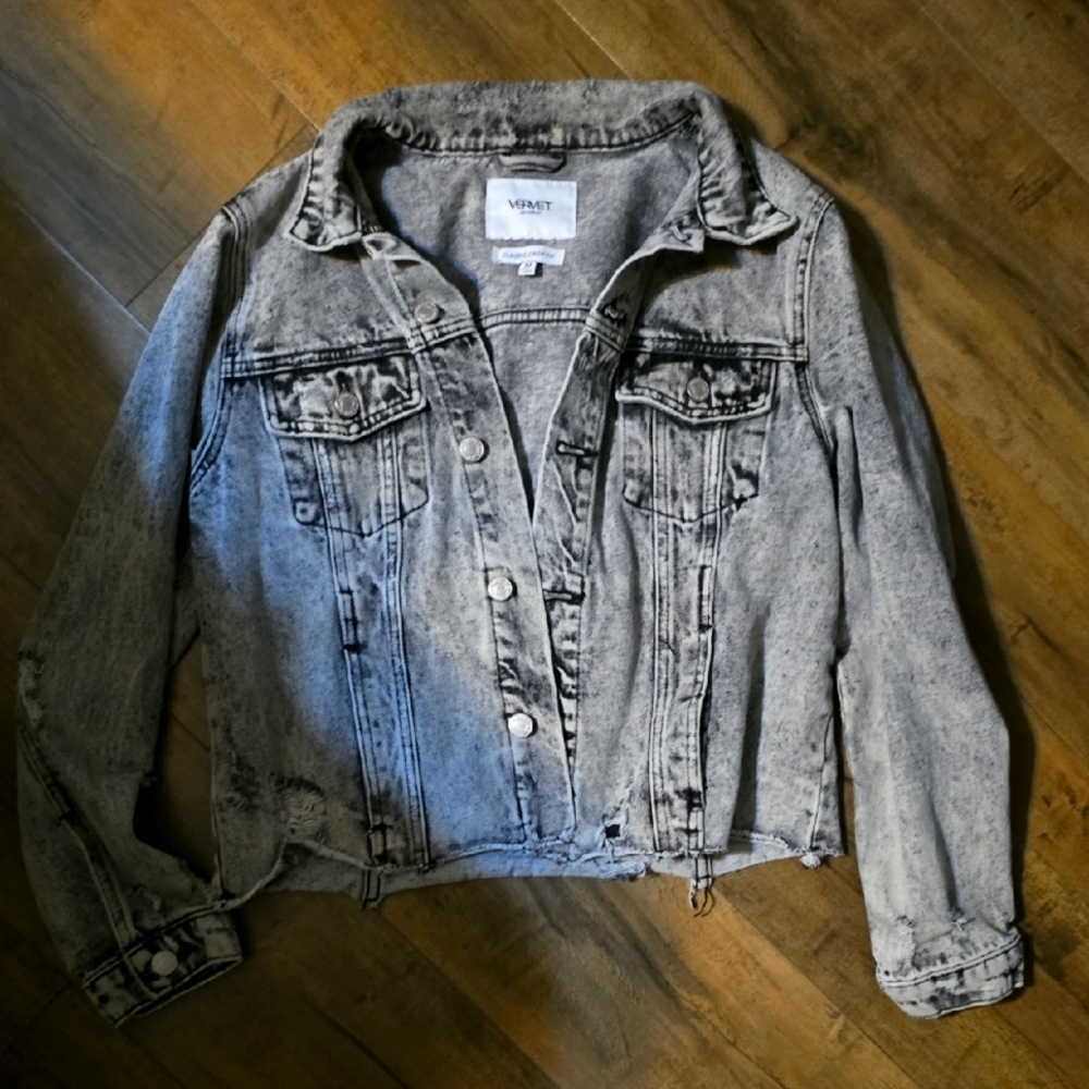Vervet Crop Denim Jacket